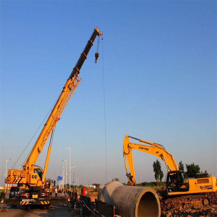 平邑25吨吊车吊8吨,最远吊多少米